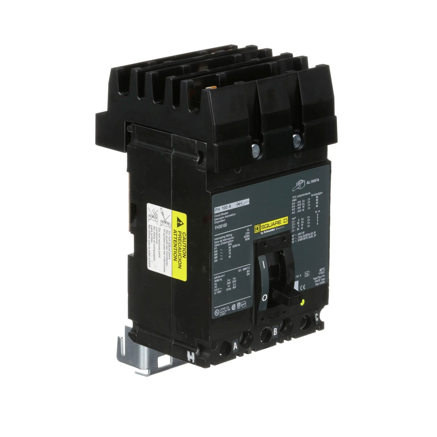 FH36100 - Square D - Molded Case Circuit Breaker