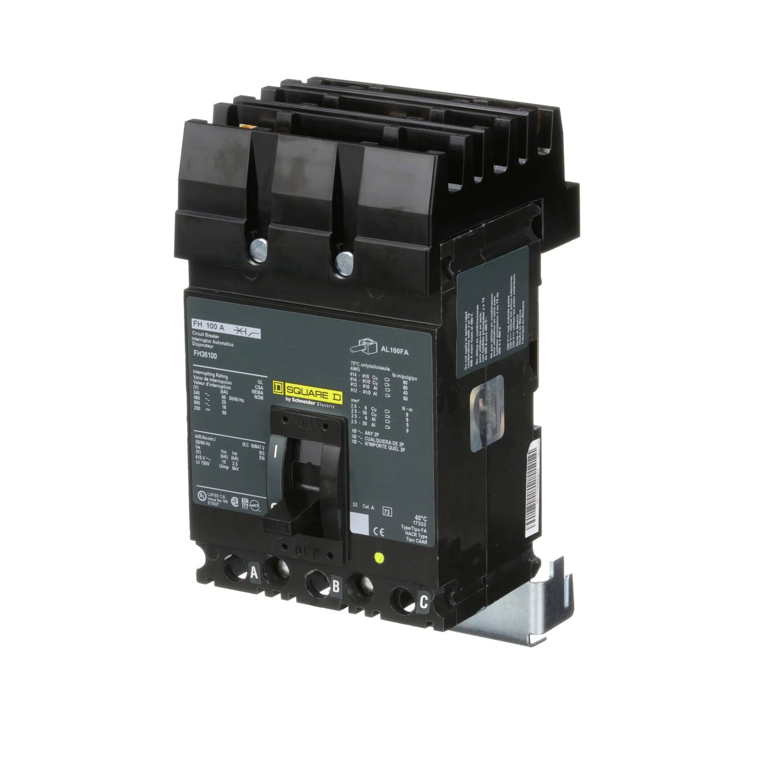 FH36100 - Square D - Molded Case Circuit Breaker