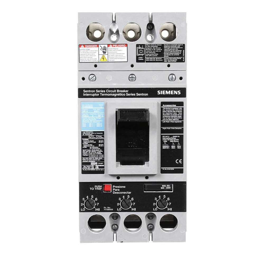 FXD63B125L - Siemens - Molded Case Circuit Breaker