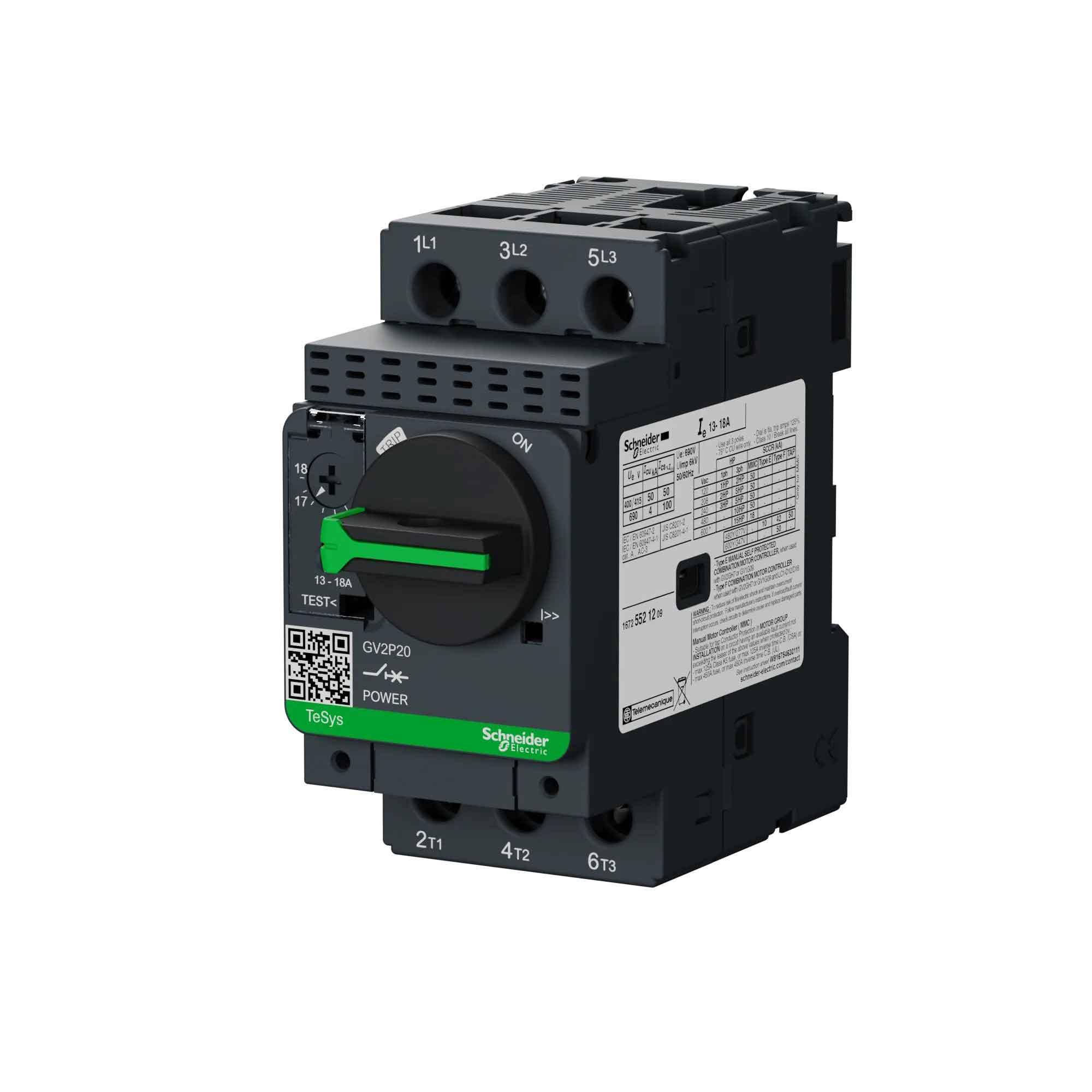 GV2P20 - Square D - Motor Starter – Canada Breakers