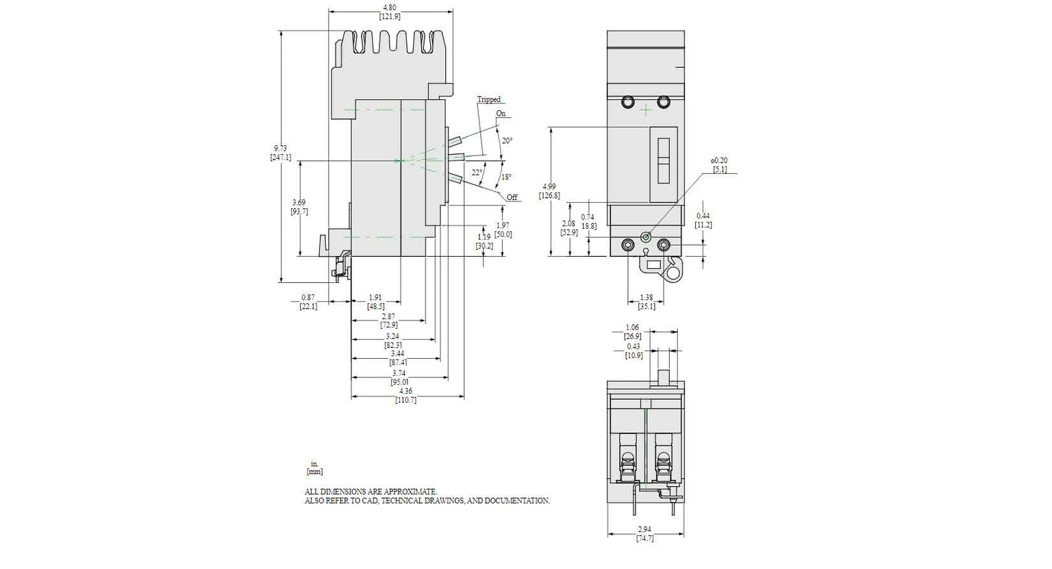 HDA260252 - Square D - Molded Case
 Circuit Breakers