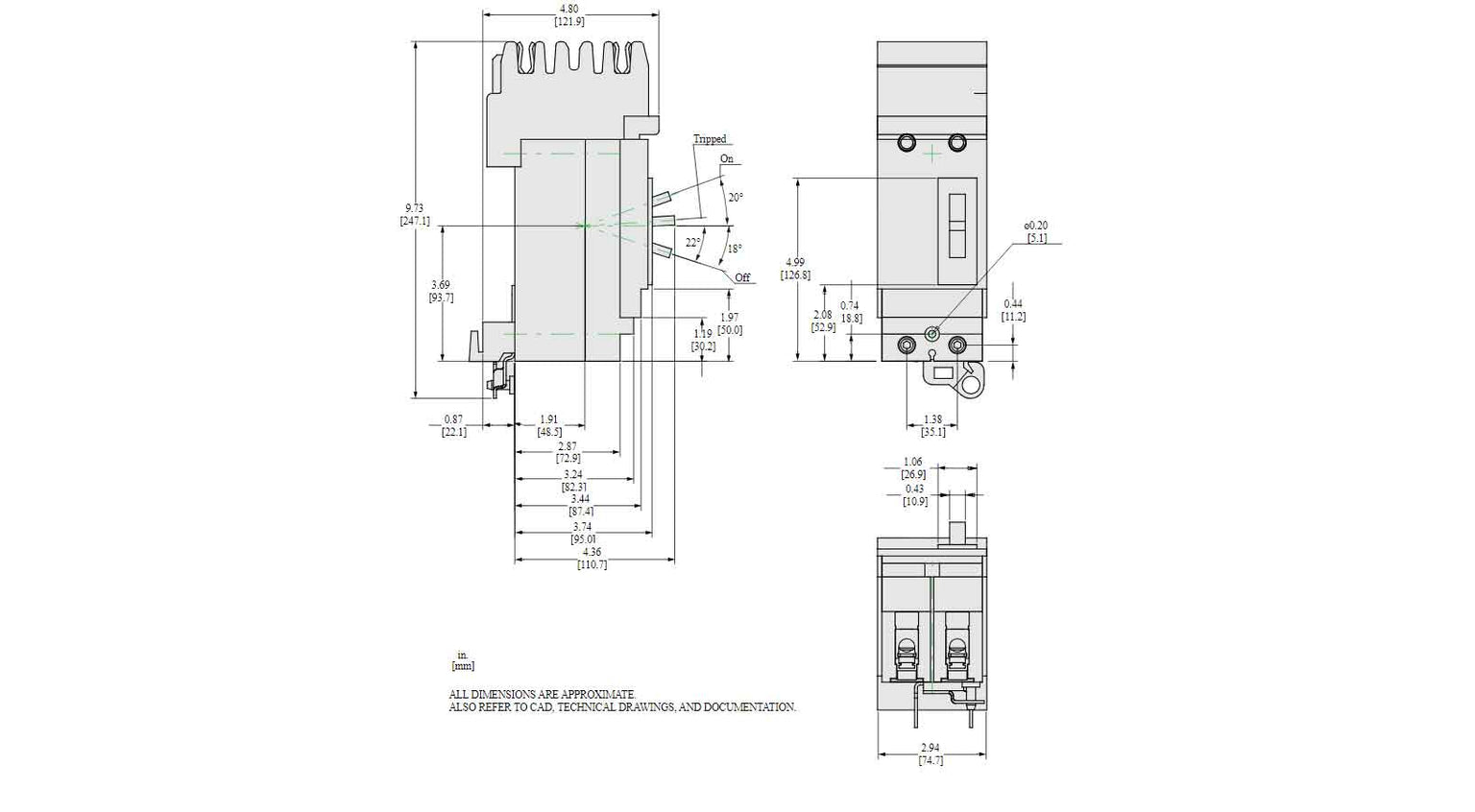 HDA260254 - Square D - Molded Case Circuit Breakers