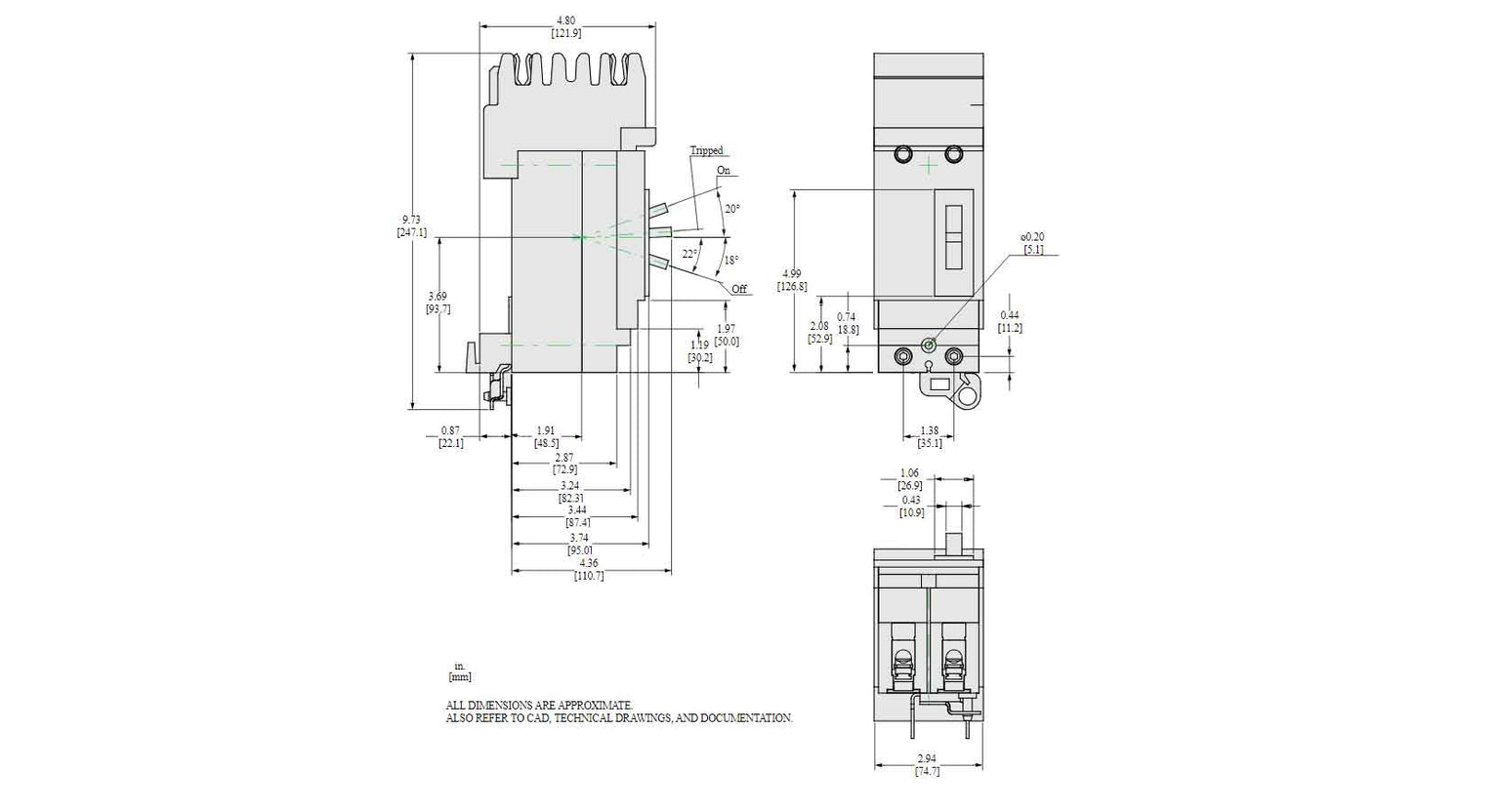 HDA260351 - Square D - Molded Case Circuit Breakers