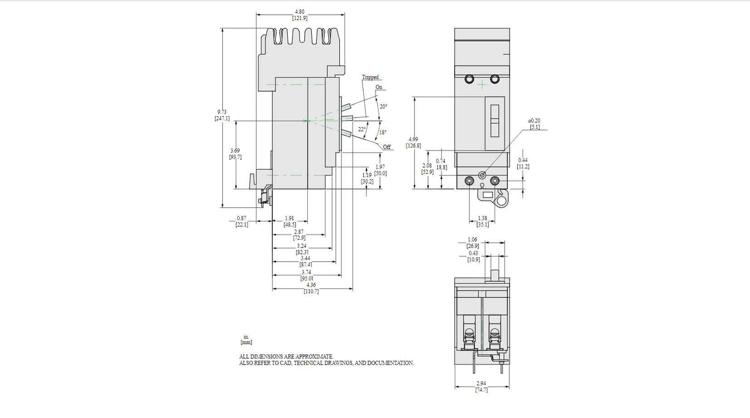 HDA260452 - Square D - Molded Case Circuit Breakers