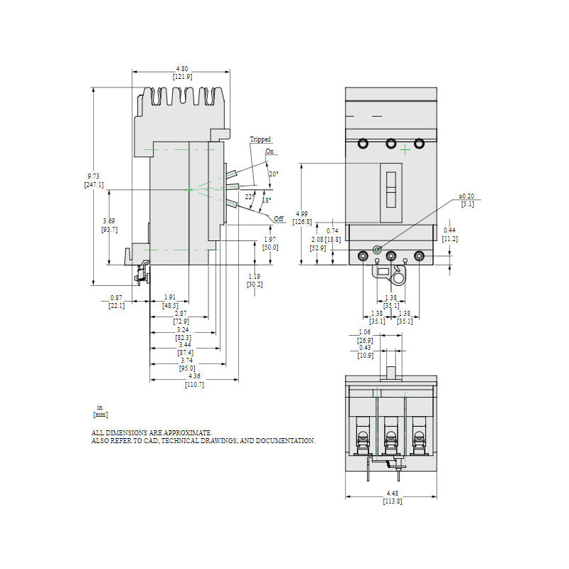 HDA36025 - Square D - Molded Case Circuit Breaker