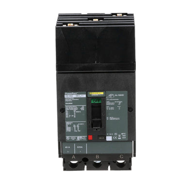 HDA36040 - Square D 40 Amp 3 Pole 600 Volt Plug-In Molded Case Circuit Breaker