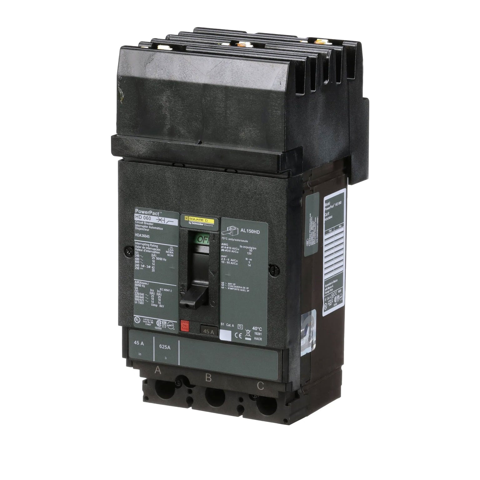 HDA36045 - Square D - Molded Case Circuit Breaker