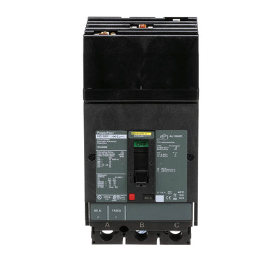 HDA36060 - Square D 60 Amp 3 Pole 600 Volt Plug-In Molded Case Circuit Breaker