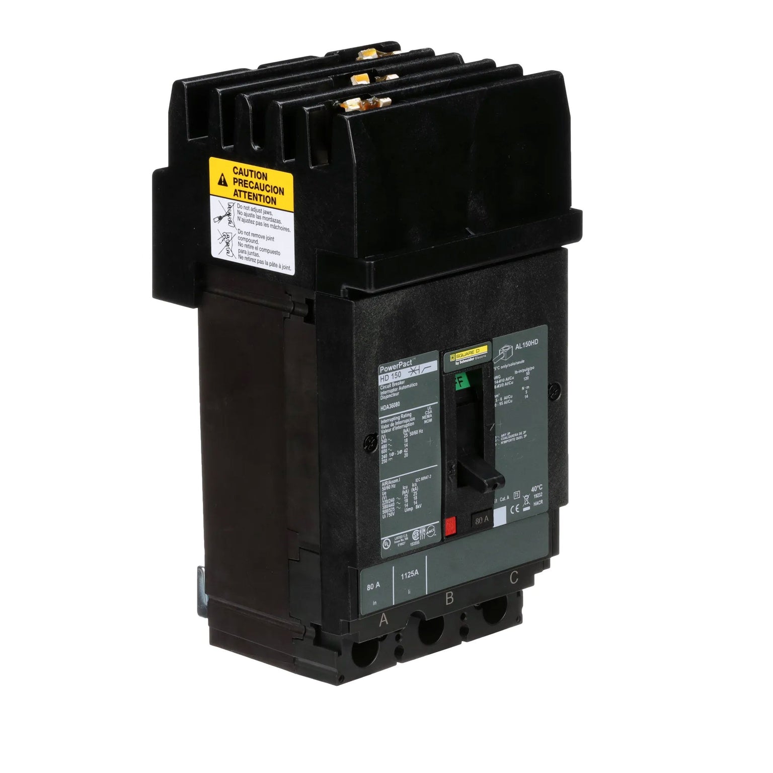 HDA36080 - Square D - Molded Case Circuit Breaker