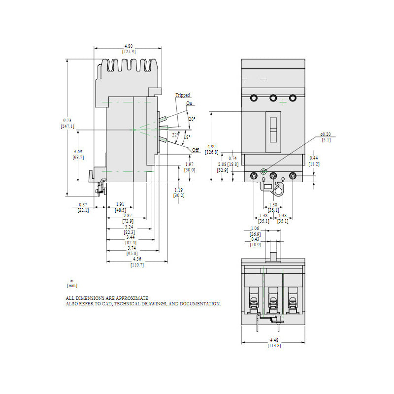 HDA36100 - Square D - Molded Case Circuit Breaker