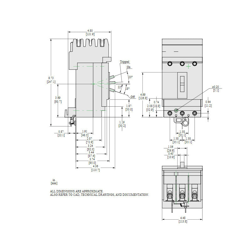 HDA36100U53X - Square D - Molded Case Circuit Breaker