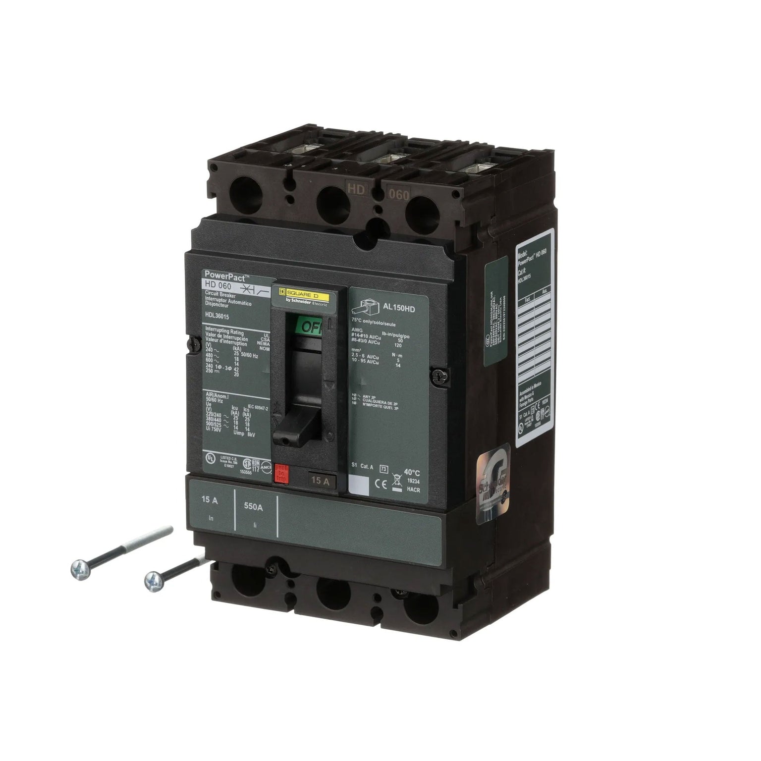 HDL36015 - Square D - Molded Case Circuit Breaker