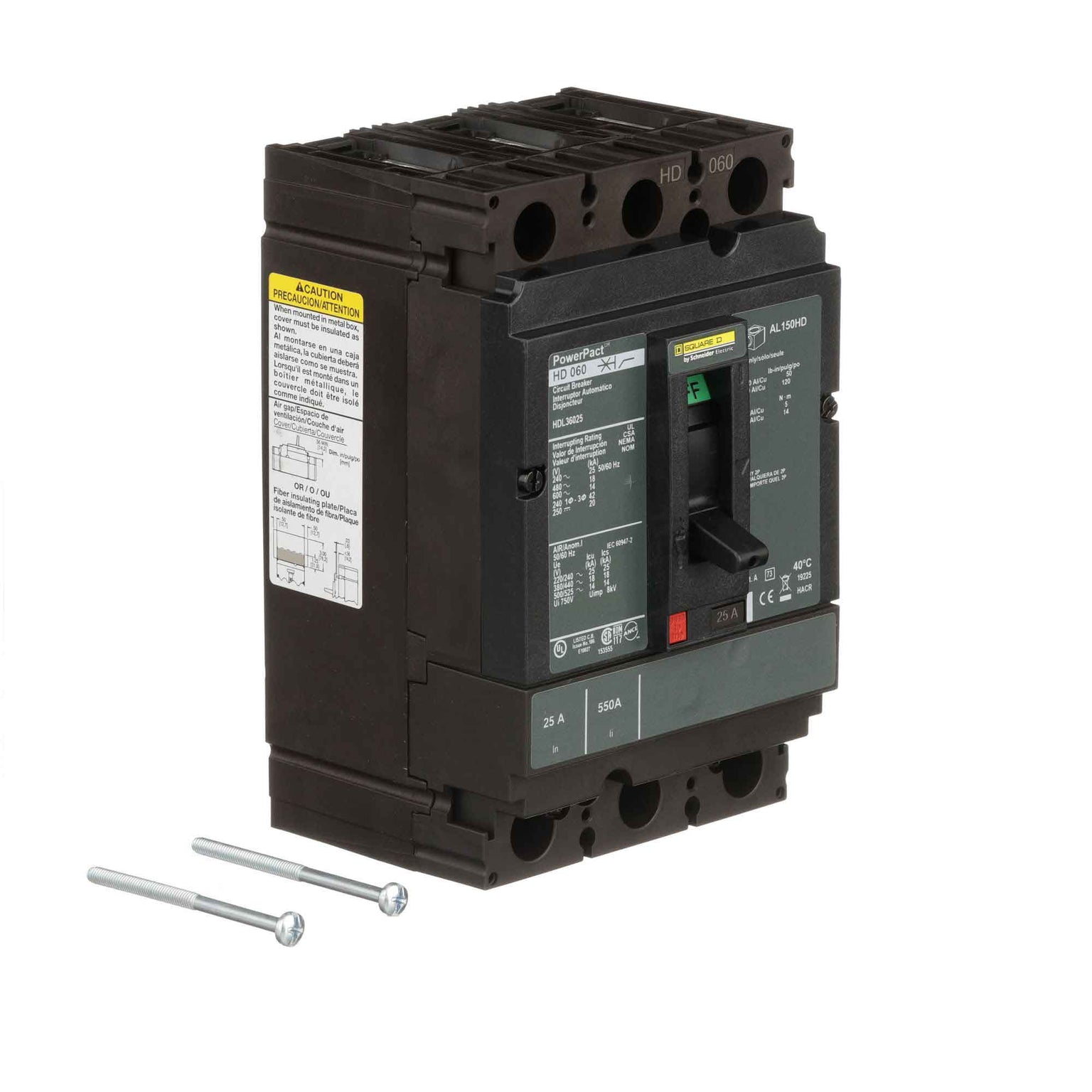 HDL36025 - Square D - Molded Case Circuit Breakers
