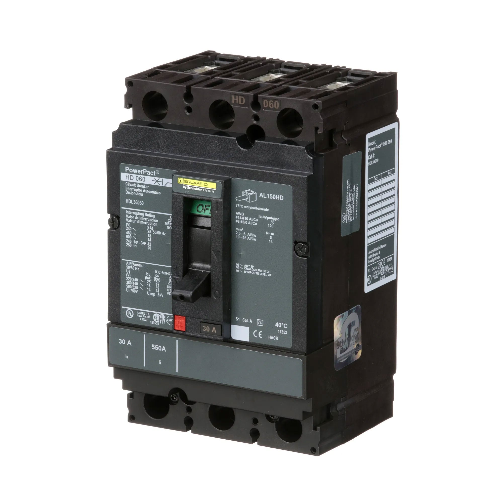 HDL36030 - Square D - Molded Case Circuit Breaker – Canada Breakers