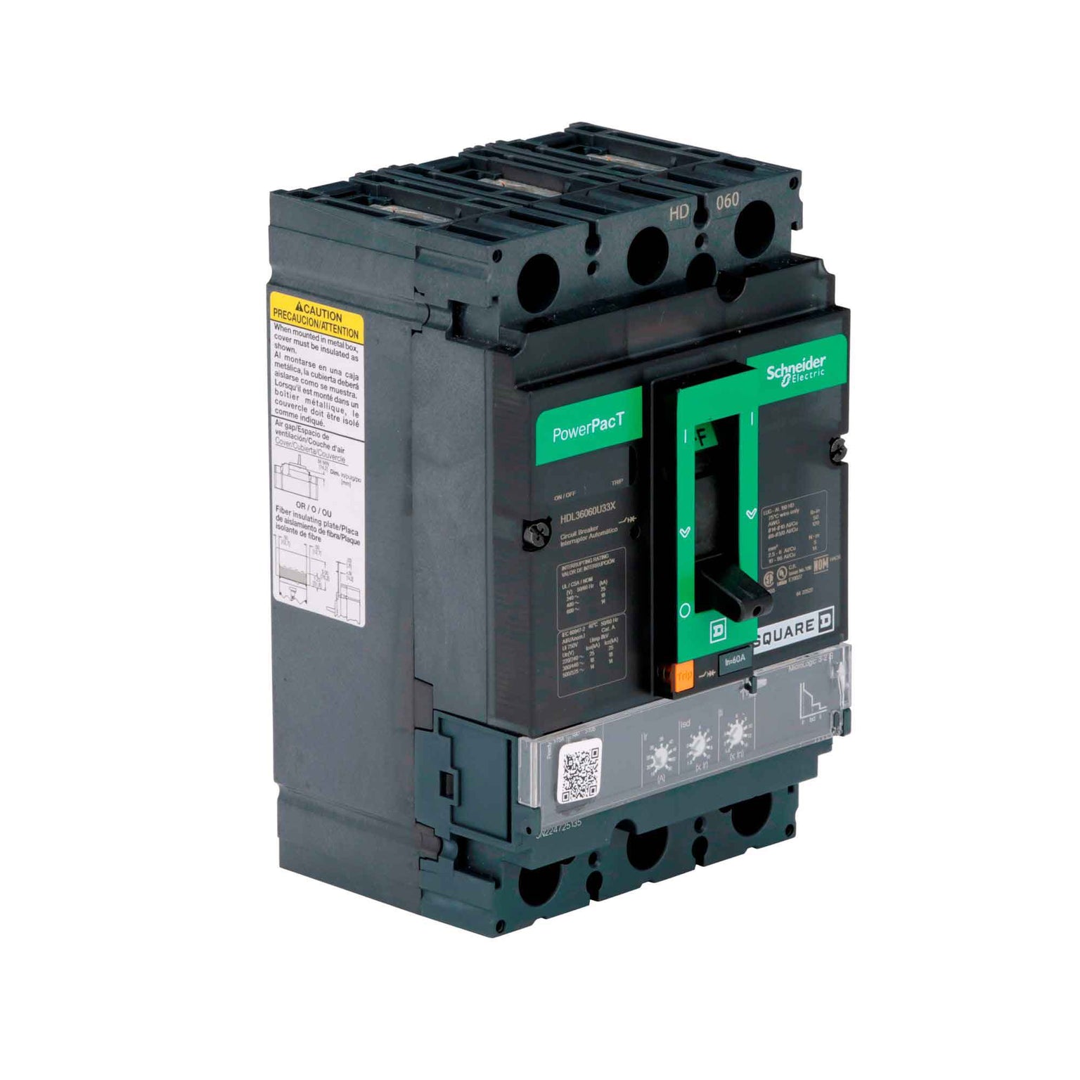 HDL36060U33X - Square D - Molded Case Circuit Breakers