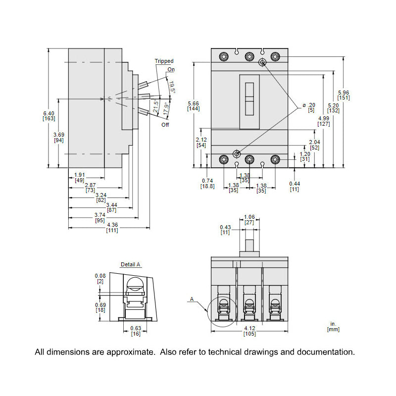 HDL36070 - Square D - Molded Case Circuit Breaker