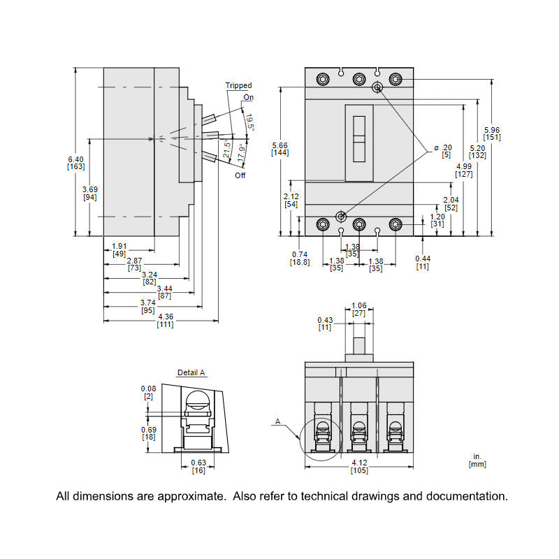 HDL36080 - Square D - Molded Case Circuit Breaker