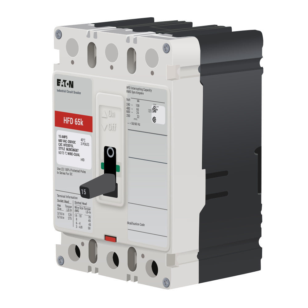 HFD3015 - Eaton - Moded Case Circuit Breaker