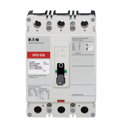 HFD3025 - Eaton - Moded Case Circuit Breaker