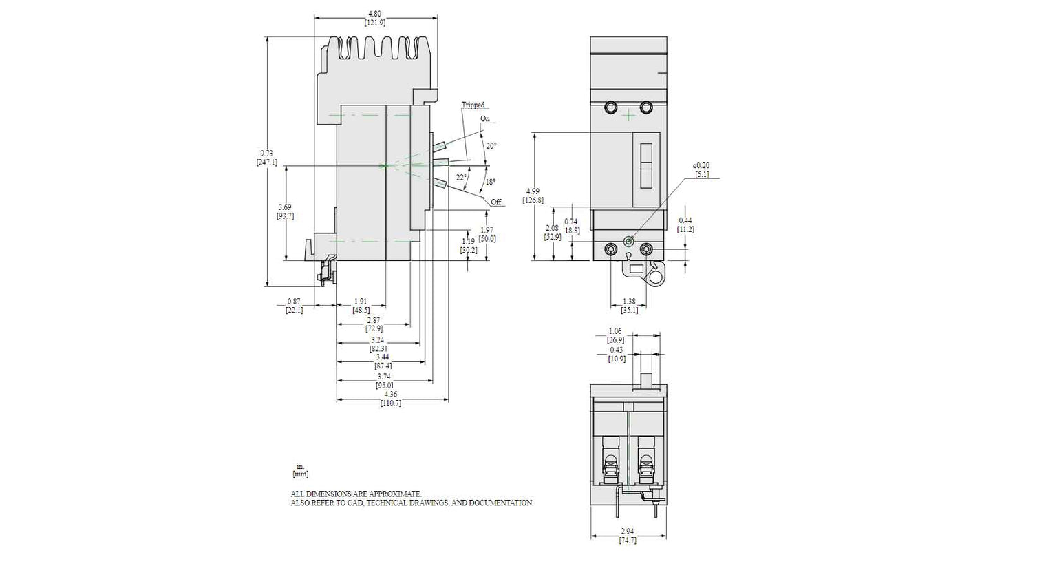 HGA260252 - Square D - Molded Case Circuit Breakers