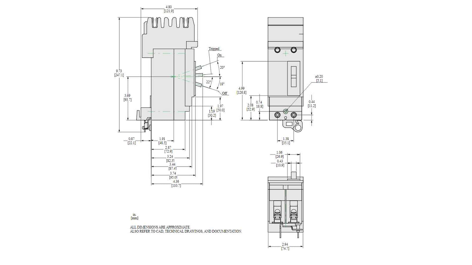 HGA260801 - Square D - Molded Case Circuit Breakers