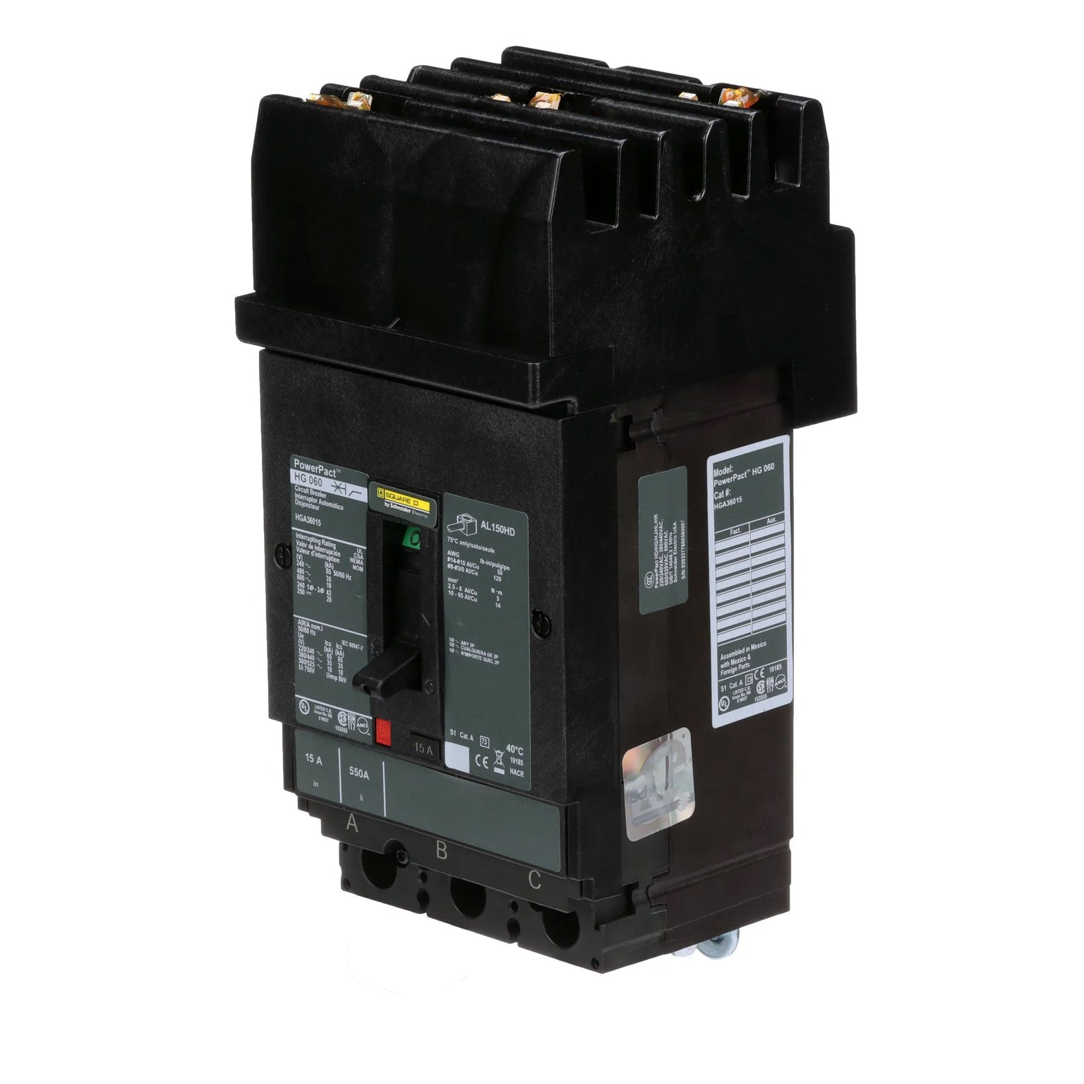 HGA36015 - Square D - Molded Case Circuit Breaker