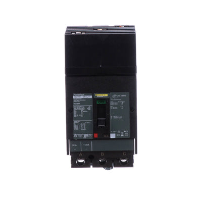 HGA36090 - Square D 90 Amp 3 Pole 600 Volt Molded Case Circuit Breaker