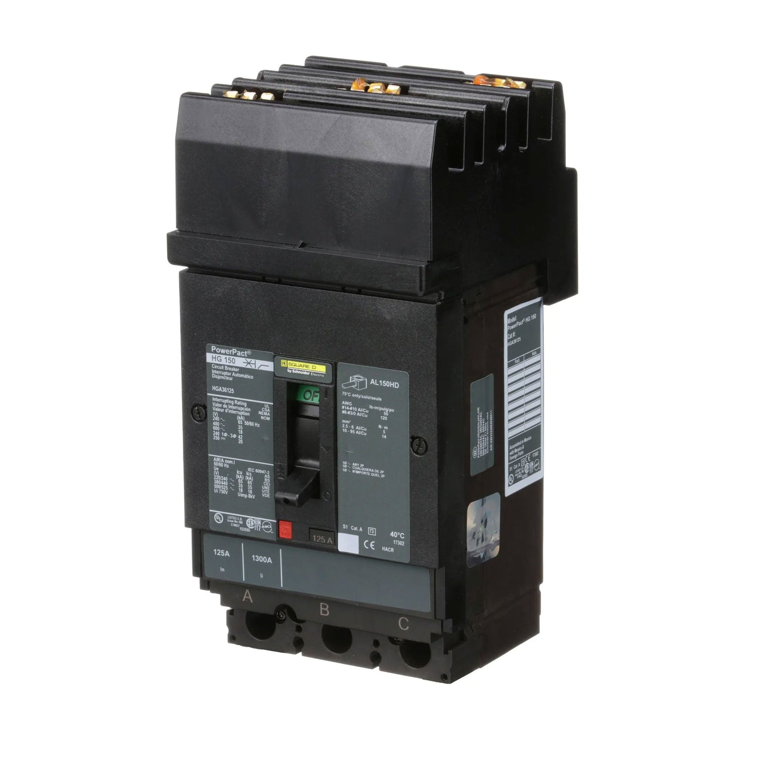 HGA36125 - Square D - Molded Case Circuit Breaker