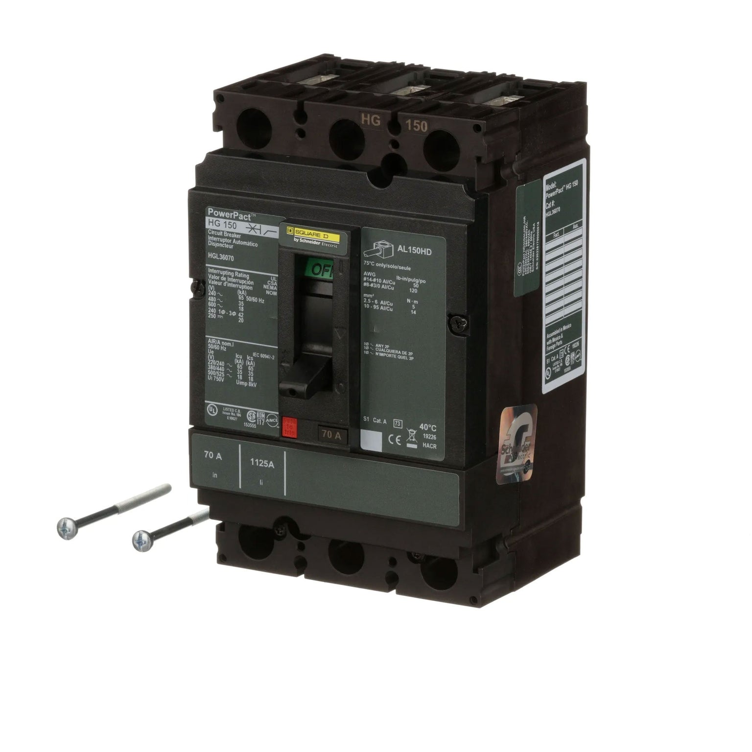 HGL36070 - Square D - Molded Case Circuit Breaker