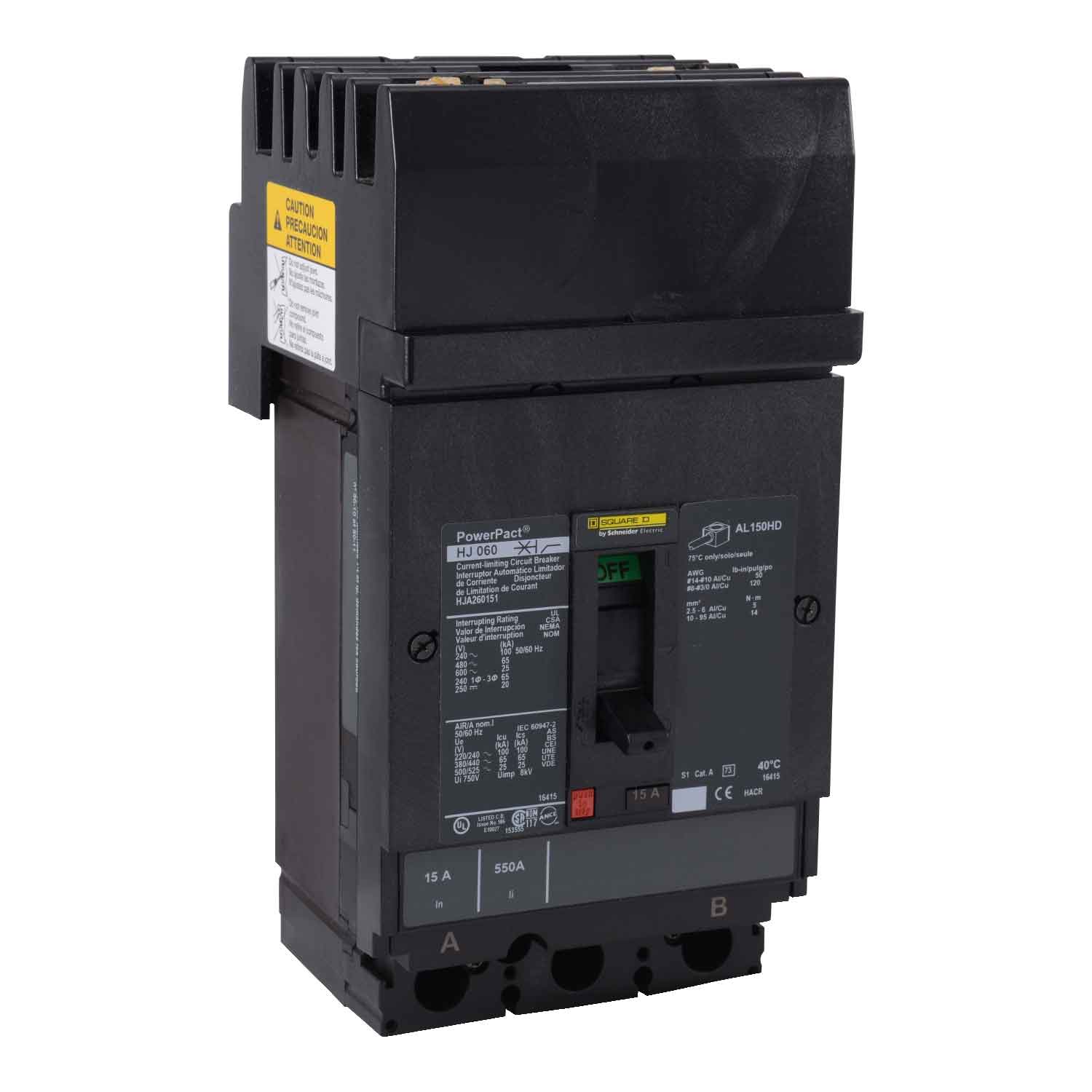 HJA260701 - Square D - Molded Case
 Circuit Breakers