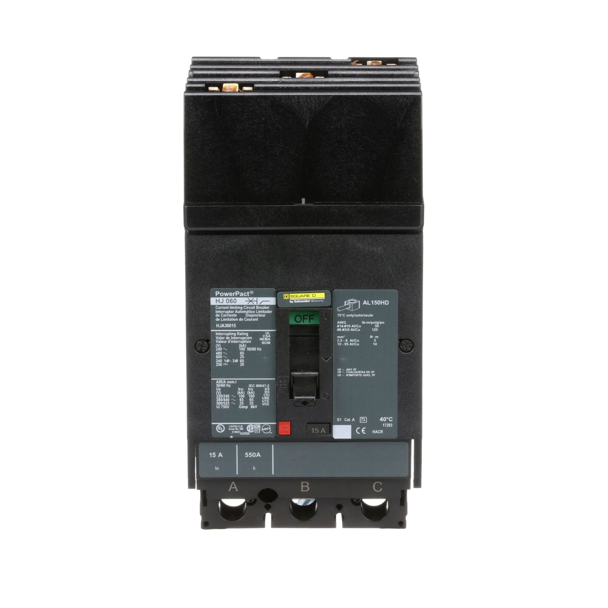 HJA36015 - Square D - Molded Case Circuit Breaker – Canada Breakers