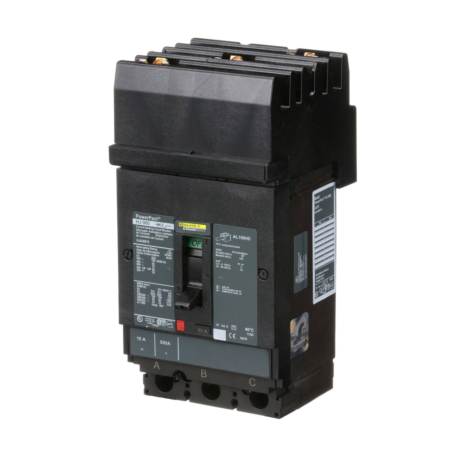 HJA36015 - Square D - Molded Case Circuit Breaker