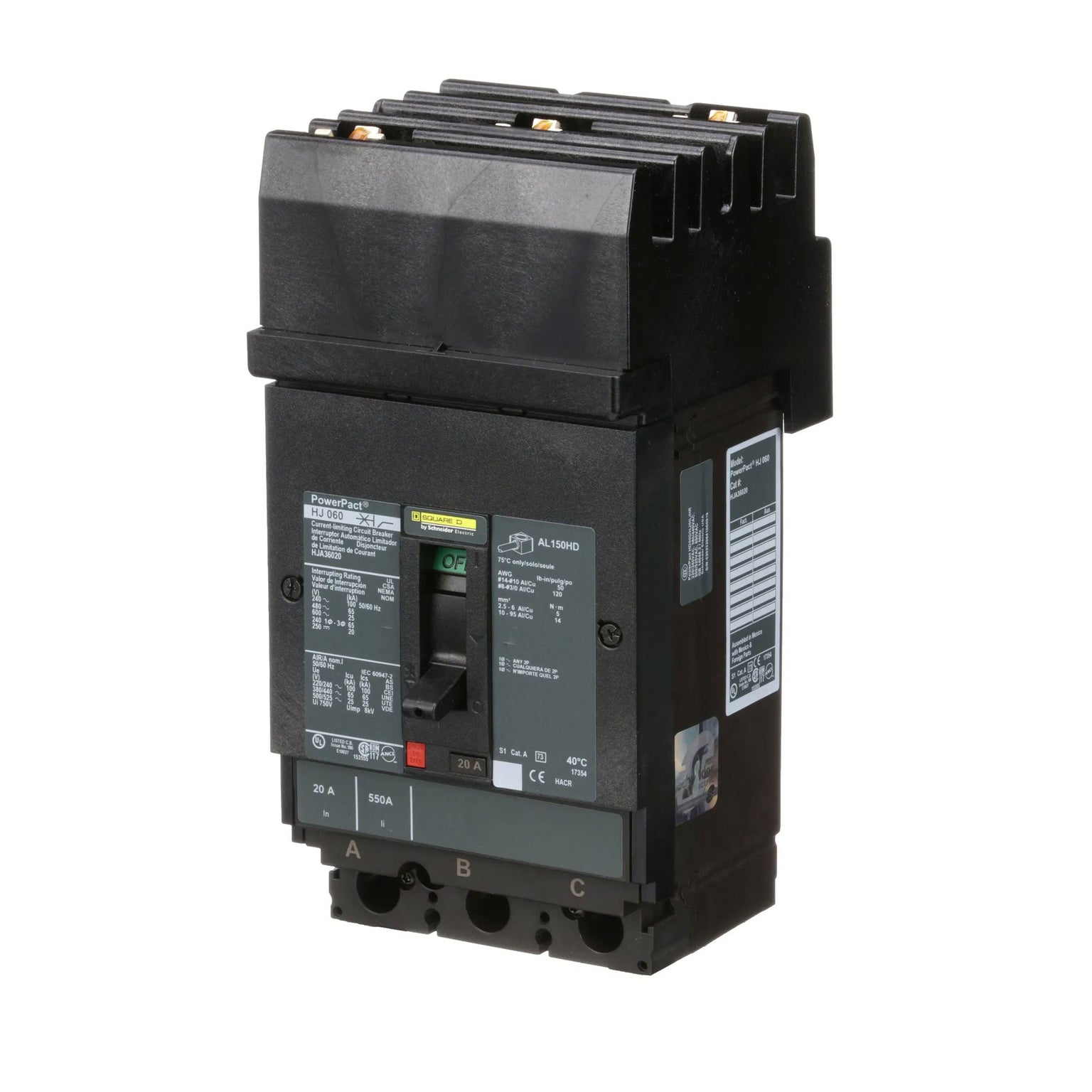 HJA36020 - Square D - Molded Case Circuit Breaker