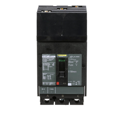 HJA36080 - Square D 80 Amp 3 Pole 600 Volt Molded Case Circuit Breaker