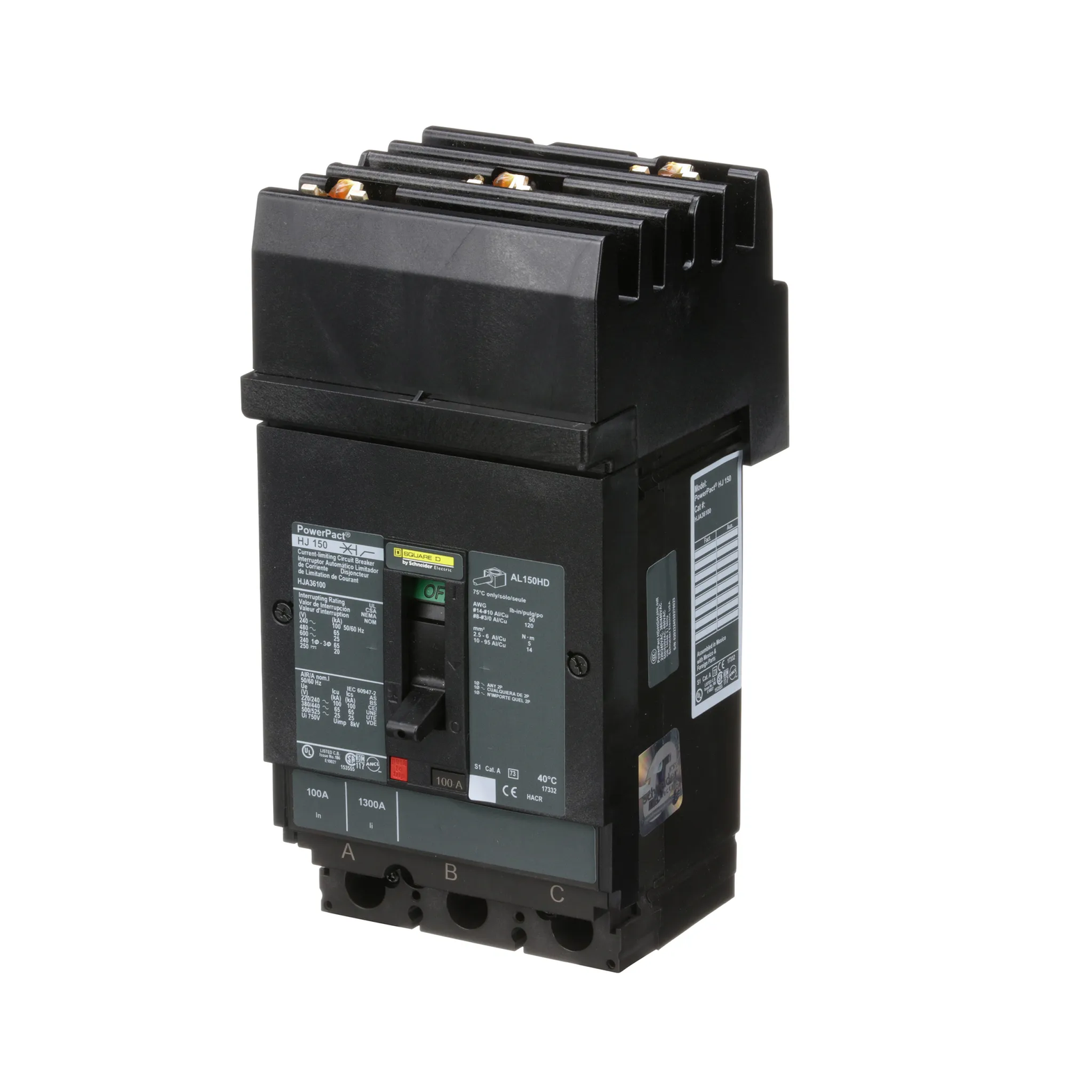 HJA36100 - Square D - Molded Case Circuit Breaker