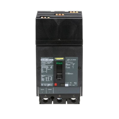 HJA36125 - Square D 125 Amp 3 Pole 600 Volt Molded Case Circuit Breaker