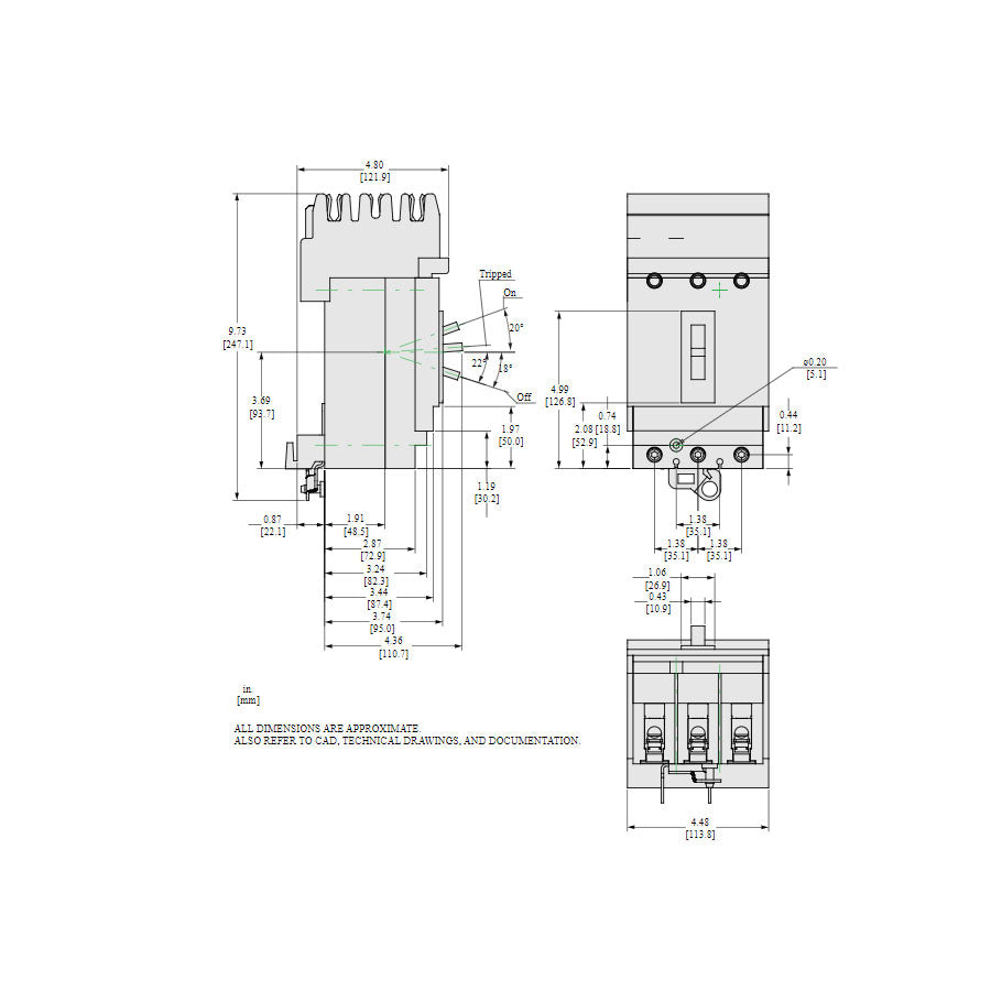 HJA36125 - Square D - Molded Case Circuit Breaker