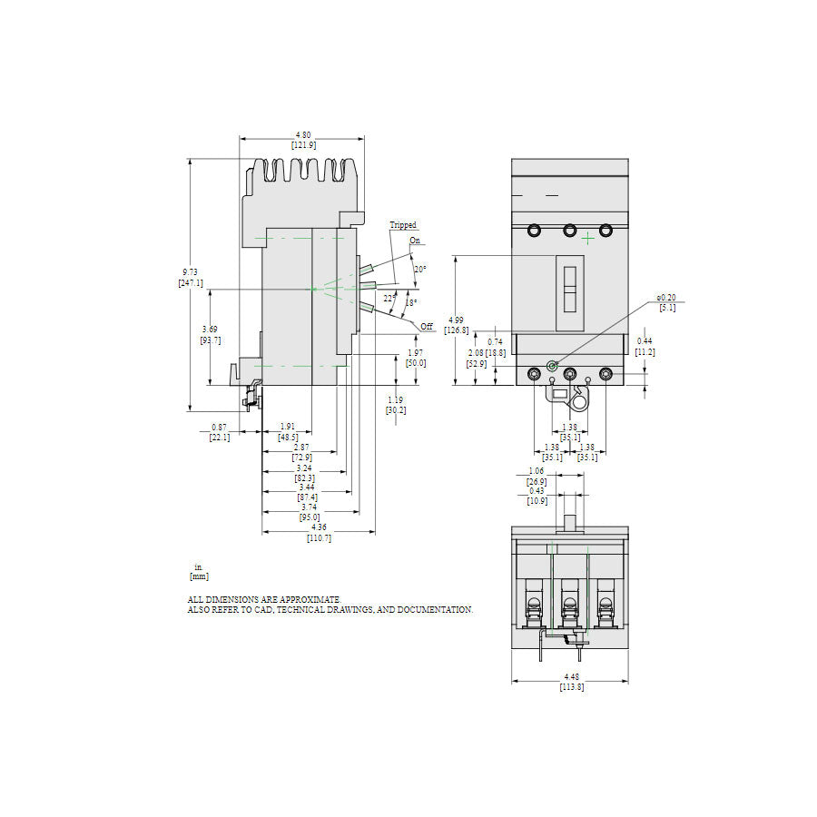HJA36150U44X - Square D - Molded Case Circuit Breakers