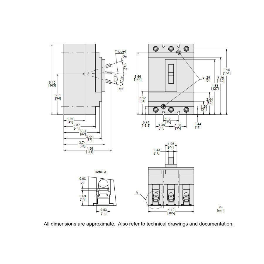 HJL36020 - Square D - Molded Case Circuit Breaker