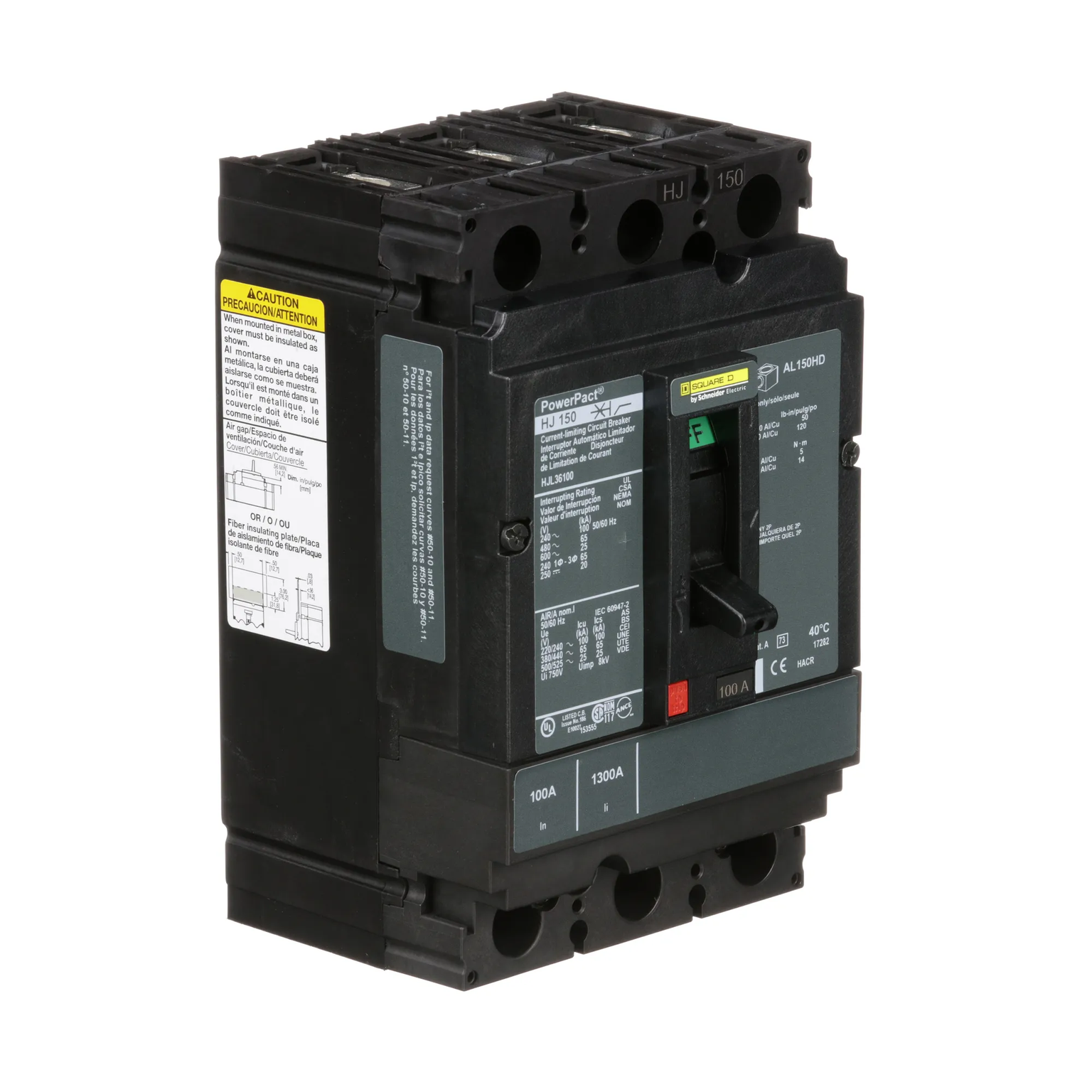 HJL36100 - Square D - Molded Case Circuit Breaker