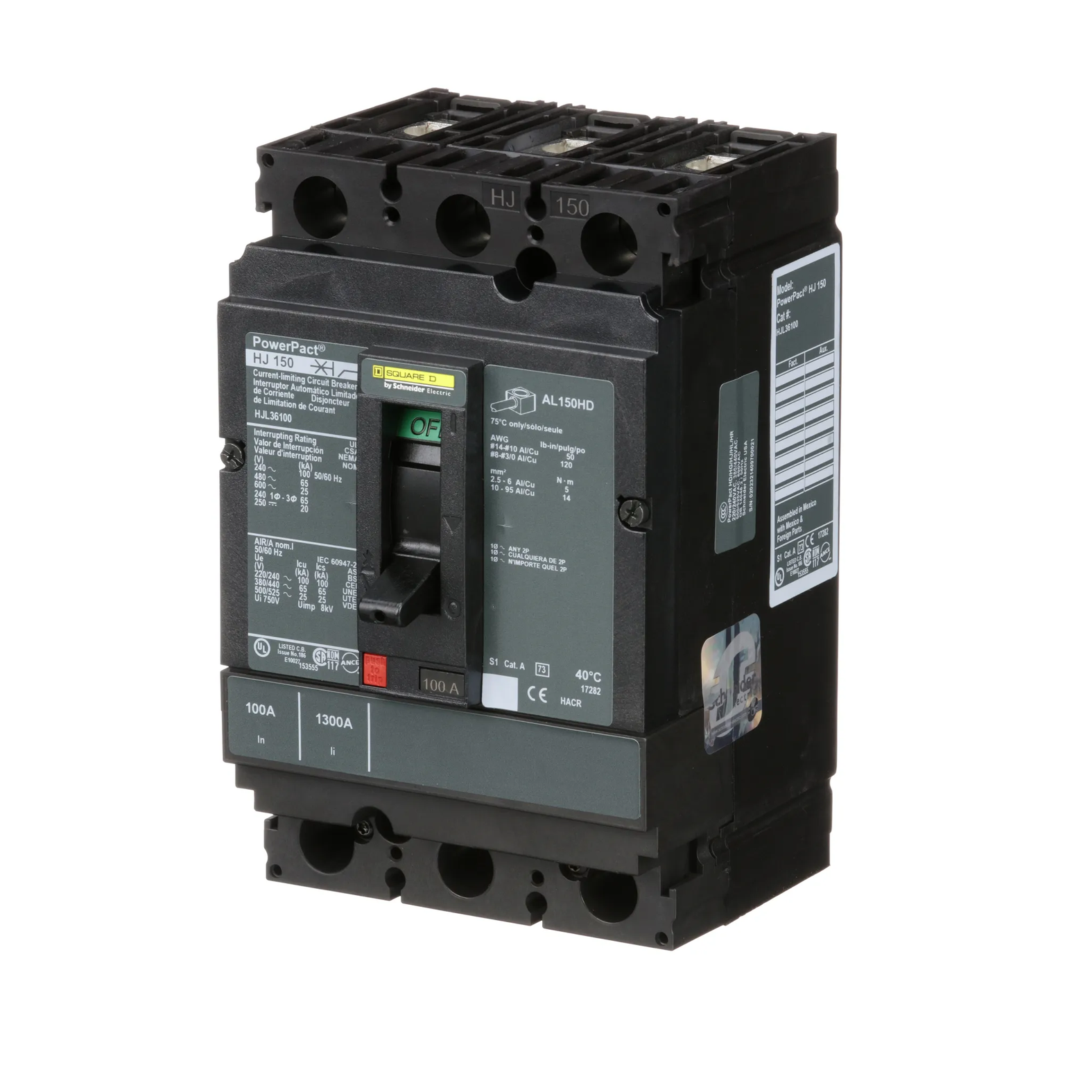 HJL36100 - Square D - Molded Case Circuit Breaker