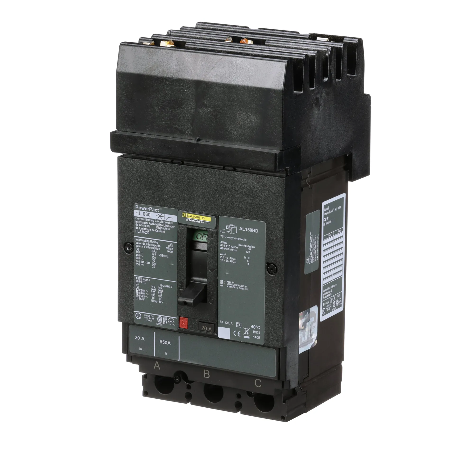 HLA36020 - Square D - Molded Case Circuit Breaker