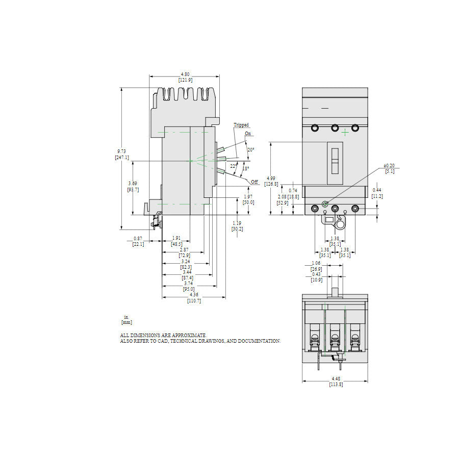 HLA36100 - Square D - Molded Case Circuit Breaker