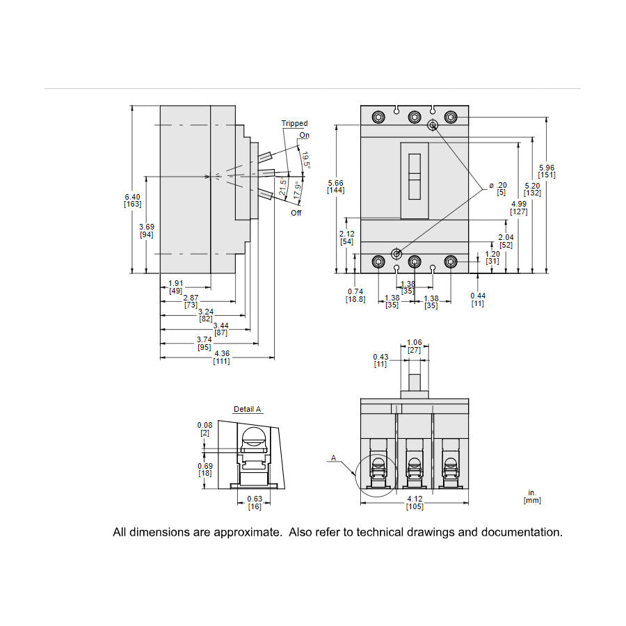 HLL36090 - Square D - Molded Case Circuit Breaker