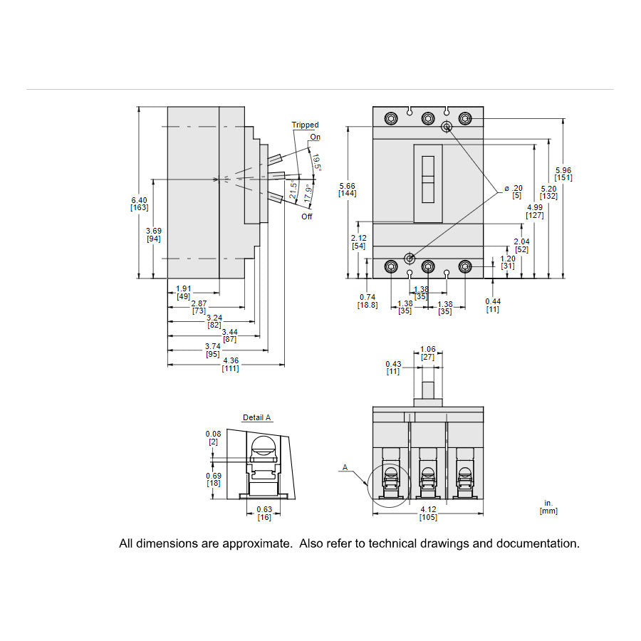 HLL36100 - Square D - Molded Case Circuit Breaker