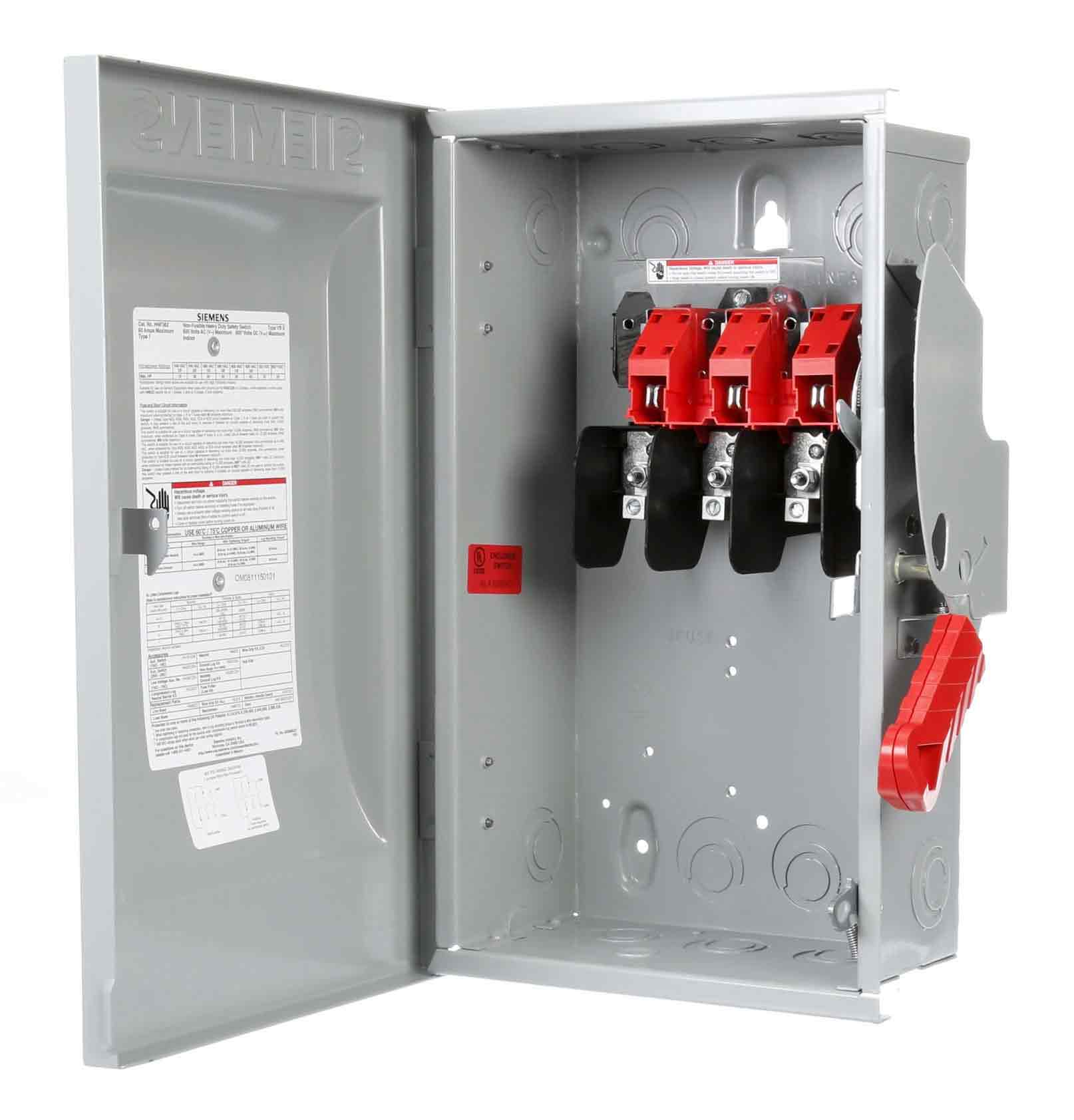 HNFC362 - Siemens - 60 Amp Disconnect Safety Switches – Canada