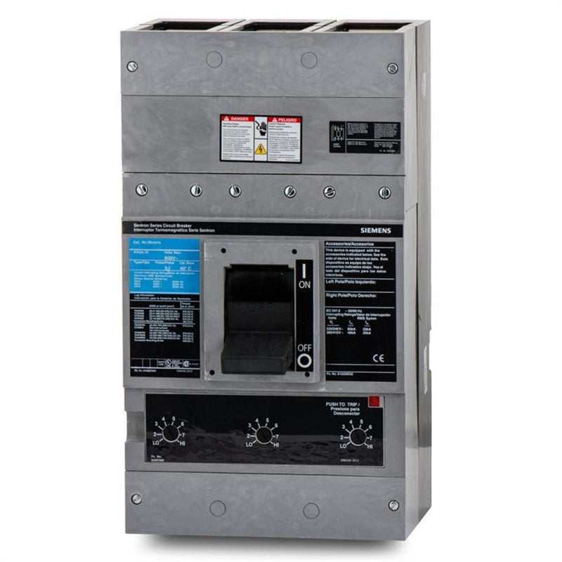HPD63F160 - Siemens 1600 Amp 3 Pole 600 Volt Bolt-On Molded Case Circuit Breaker