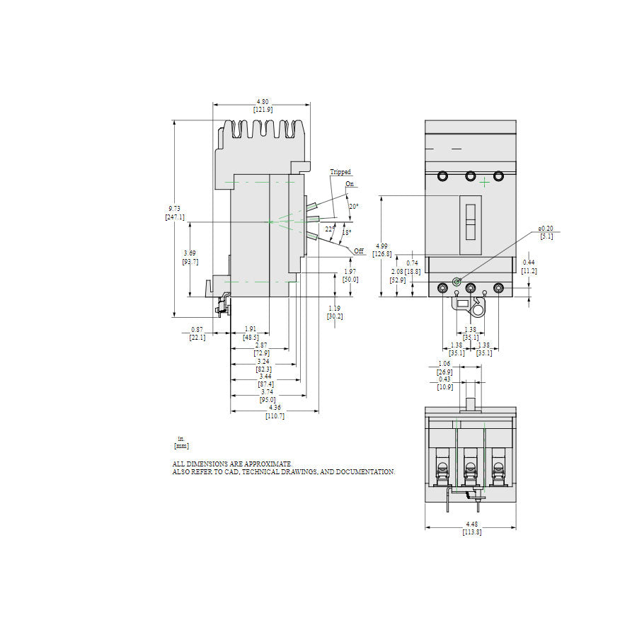 HRA36100U31X - Square D - Molded Case Circuit Breaker