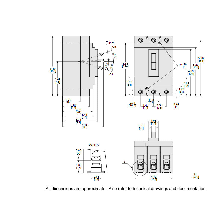 HRL36150U31X - Square D - Molded Case Circuit Breaker