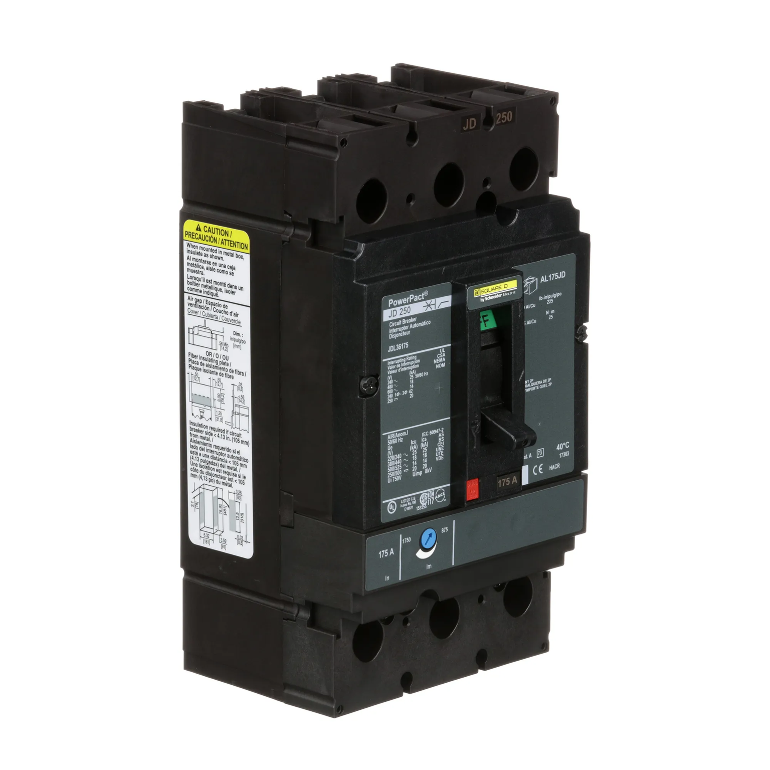 JDL36175 - Square D - Molded Case Circuit Breaker